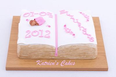 Bible Christening Cake - Cake by KatriensCakes