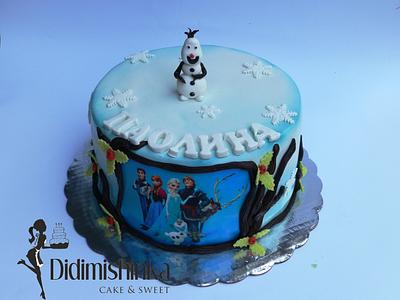 Frozen.... - Cake by Delyana