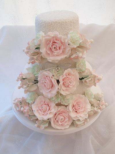 Mrs Stripy's 40th Birthday Cake - Cake by Cakes By Heather Jane