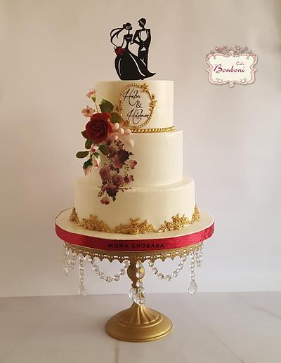 Engagement - Cake by mona ghobara/Bonboni Cake