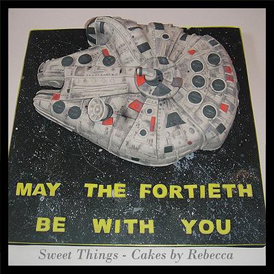 Millenium Falcon - Cake by Sweet Things - Cakes by Rebecca