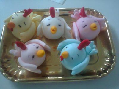 Newborn chicks just right for Easter - Cake by Clara
