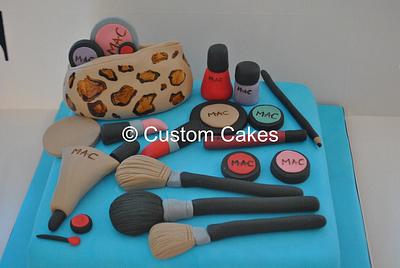 MAC Make Up Cake - Cake by Custom Cakes