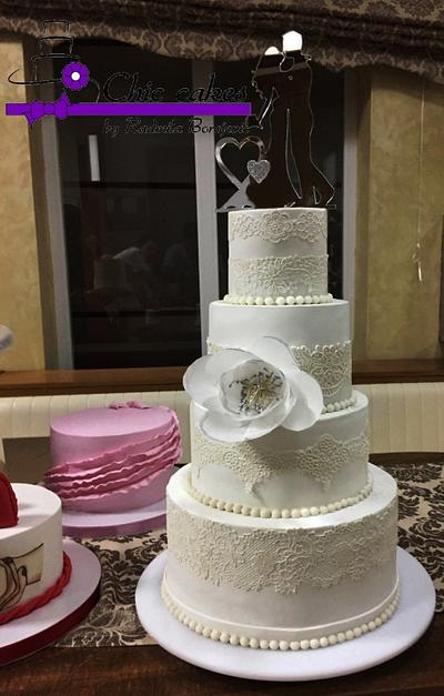 Romantic wedding cake - Cake by Radmila