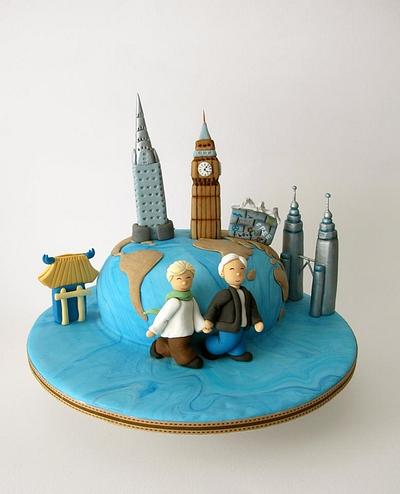 Gold Anniversary - Cake by Raquel Casero Losa