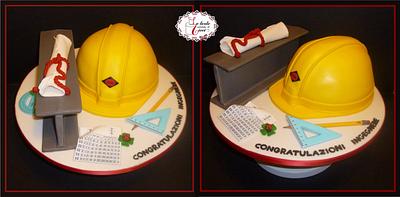 Engineer cake graduation - Cake by "Le torte artistiche di Cicci"