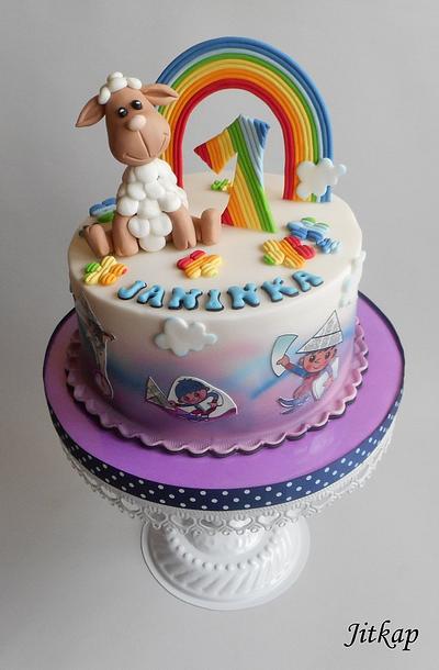 Baby birthday cake - Cake by Jitkap