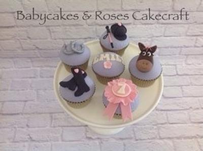 Horse Themed Cupcakes - Cake by Babycakes & Roses Cakecraft