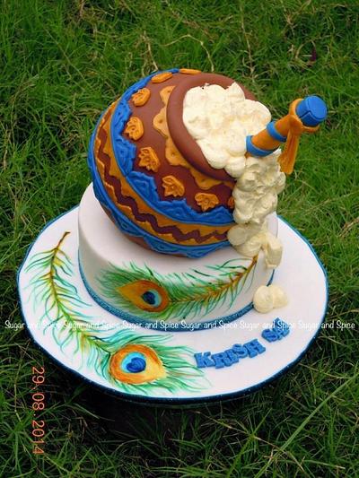 Krishna Theme cake - Cake by Sugar and Spice