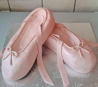 Ballerina Shoe Cake - Cake by Cake Chic3