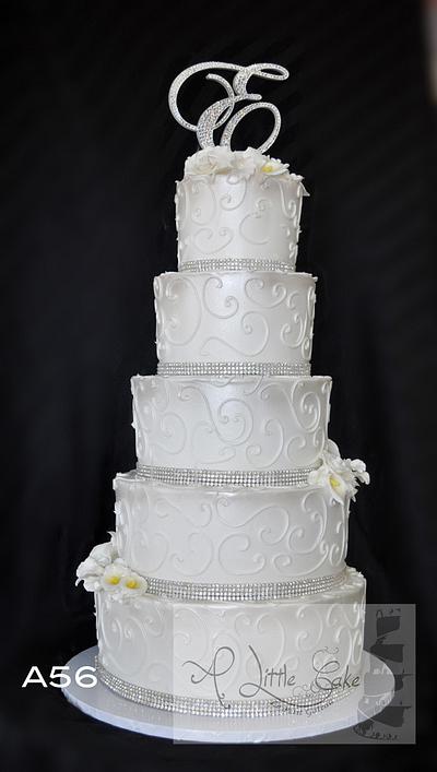 Buttercream Iced Wedding Cakes - Cake by Leo Sciancalepore