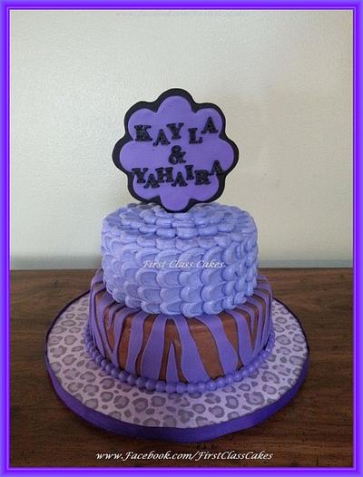 Simply Purple Cake - Cake by First Class Cakes