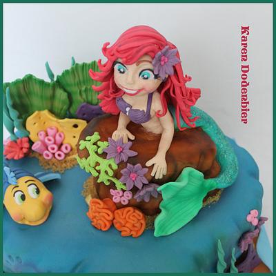 Another Mermaid cake from me! - Cake by Karen Dodenbier