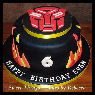 heatwave transformer - Cake by Sweet Things - Cakes by Rebecca