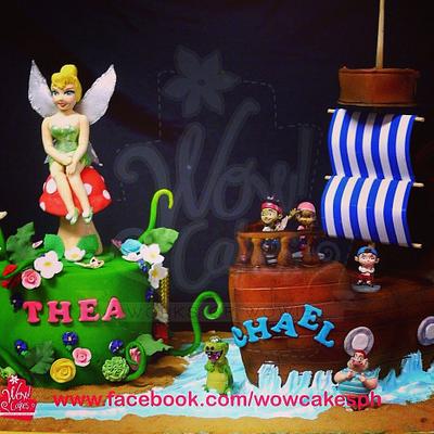 fairy and pirate ship cake - Cake by WowCakes