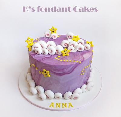 Between Clouds - Cake by K's fondant Cakes