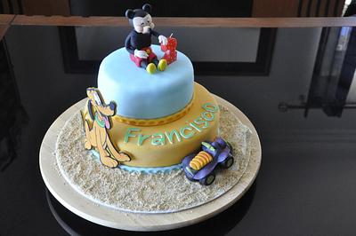 Mickey Cake - Cake by The Bistro Cake Designer