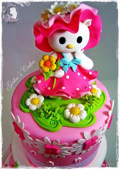 Cake with Hello Kitty - Cake by Galya's Art 