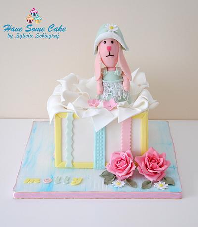 Christening cake - Cake by Sylwia Sobiegraj The Cake Designer