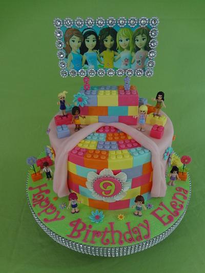 Lego and Friends - Cake by Custom Cakes by Ann Marie
