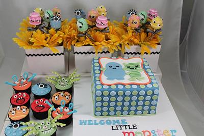 Little monster baby shower - Cake by Kake Krumbs