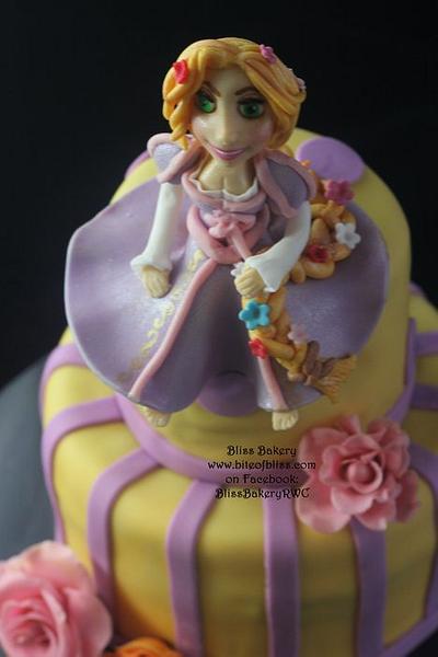 Rapunzel Tiny Tiered Cake - Cake by Meredyth Hite