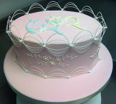 Royal Iced Oriental Stringwork - Cake by Wayne