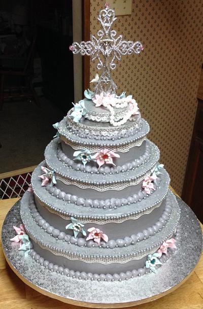 First Holy Communion cake - Cake by arkansasaussie