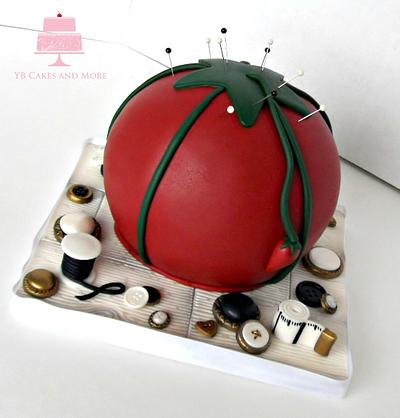 Sewing Theme Cake - Cake by YB Cakes and More