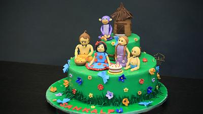 chota bheem logo cake #cartooncake  - Cake by Caked India