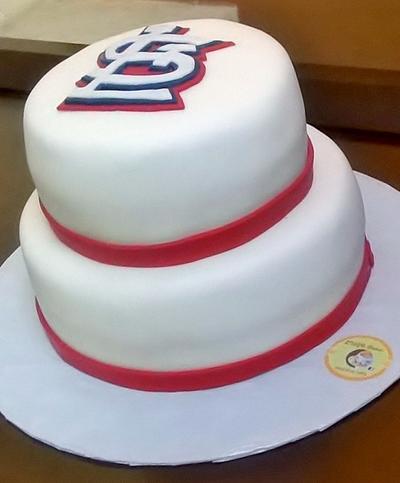 St. Louis Cardinals Cake - Cake by Luga Cakes