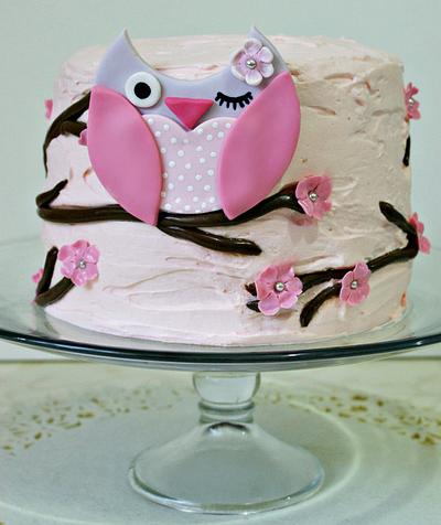 sweet owl - Cake by Mis Dulces Tentaciones - Mariel
