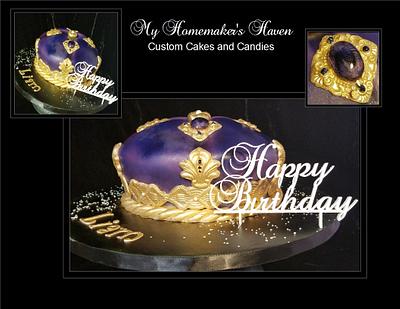 Mardi Gras Birthday Cake - Cake by Janis