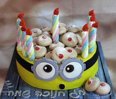 Minion Hanukka Cake - Cake by Love From The First Cake