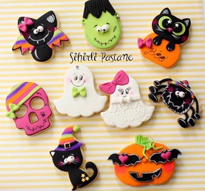 Cute Halloween Cookies - Cake by Sihirli Pastane