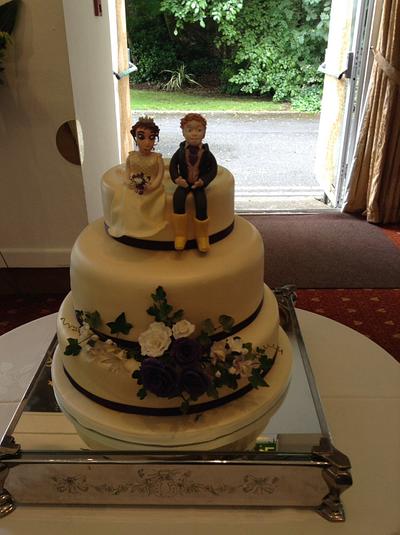 Wedding cake - Cake by Jean