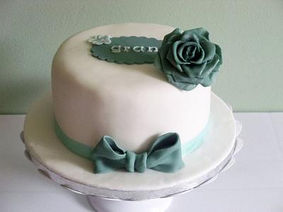 Birthday cake for my Gran - Cake by bridgewaterbakery