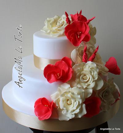 coral cake - Cake by AngelaMa Le Torte