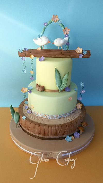 birds in love - Cake by francesca
