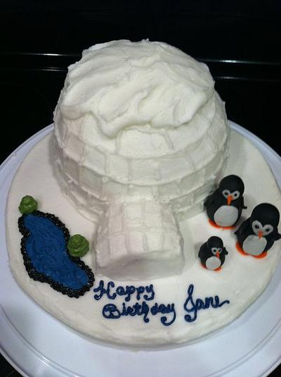 Penguin Love - Cake by Dee