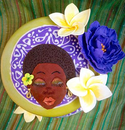 Afrocentric cake for a lady - Cake by Joy Apollis
