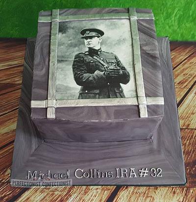 Deirdre - Michael Collins Birthday Cake - Cake by Niamh Geraghty, Perfectionist Confectionist