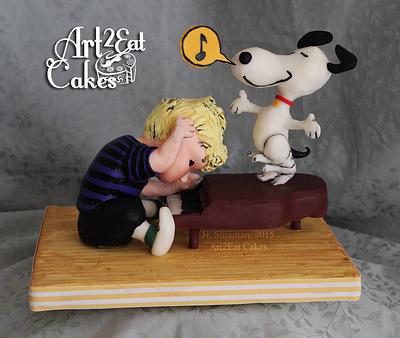 Happy 65th Anniversary Peanuts! - Cake by Heather -Art2Eat Cakes- Sherman