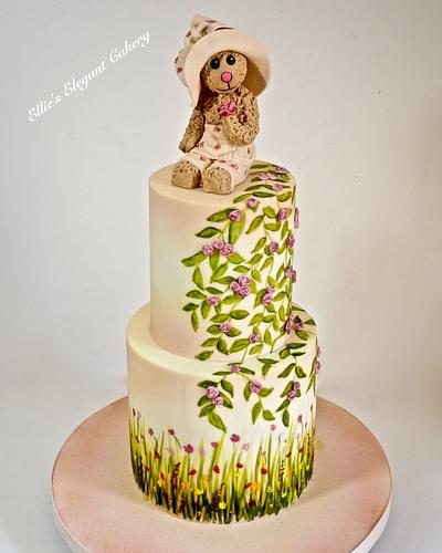 Summer Teddy Cake - Cake by Ellie @ Ellie's Elegant Cakery