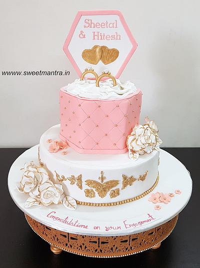 Ring Box shape cake - Cake by Sweet Mantra Homemade Customized Cakes Pune