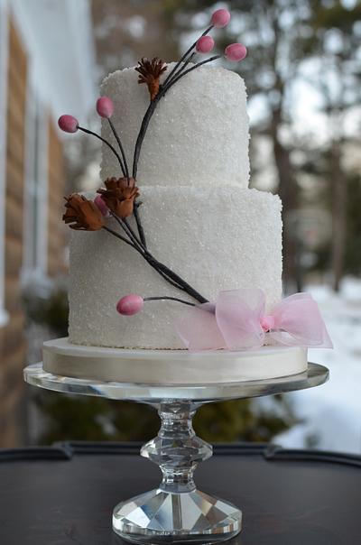 Winter Baby Shower - Cake by Elisabeth Palatiello