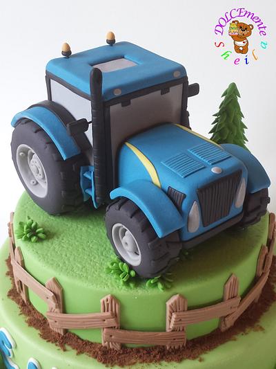 Tractor - Cake by Sheila Laura Gallo