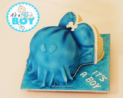 It's a boy cake - Cake by Super Fun Cakes & More (Katherina Perez)