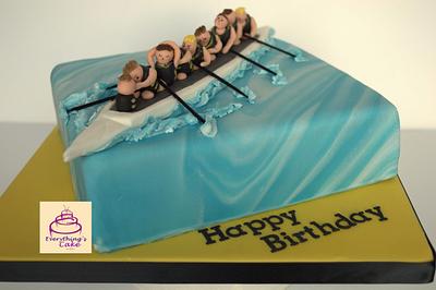 Rowing boat - Cake by Everything's Cake
