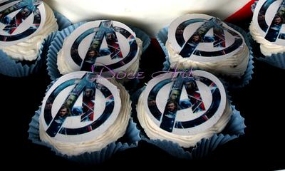 Avengers cupcakes - Cake by Magda Martins - Doce Art